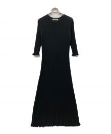 Shinzone（シンゾーン）の古着「ニットワンピース」｜ブラック