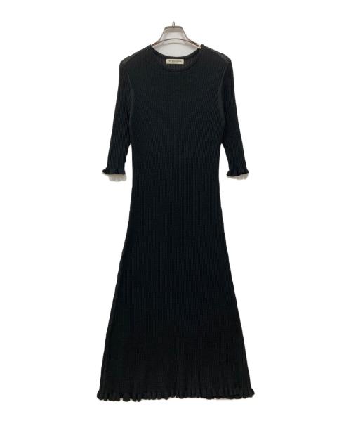 Shinzone（シンゾーン）Shinzone (シンゾーン) ニットワンピース ブラック サイズ:FREEの古着・服飾アイテム