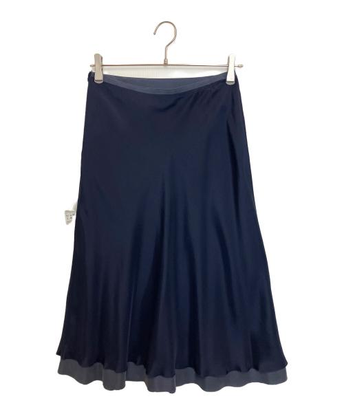 MADISON BLUE（マディソンブルー）MADISON BLUE (マディソンブルー) VIAS SKIRT SILK ネイビー サイズ:Sの古着・服飾アイテム
