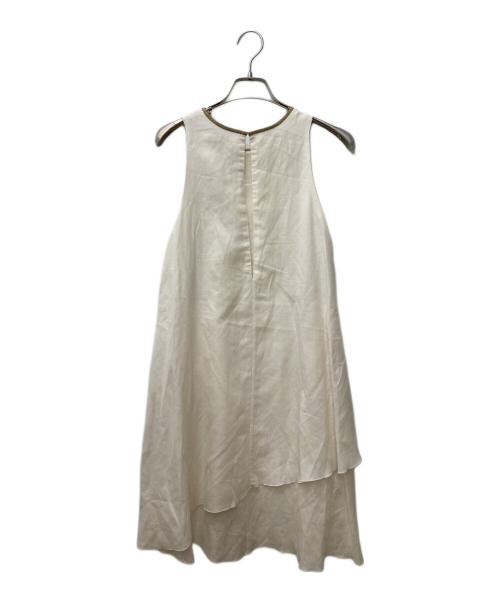 MYLAN（マイラン）MYLAN (マイラン) シルクリネンワンピース　MY15SS-OP004 アイボリー サイズ:Fの古着・服飾アイテム