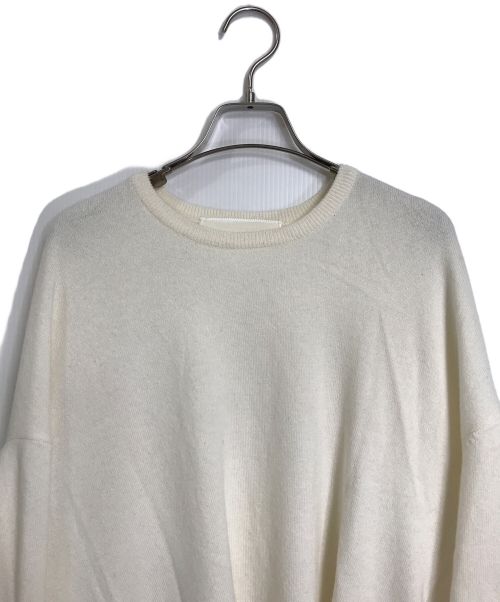 MYLAN（マイラン）MYLAN (マイラン) Cashmere Knit Oversize Poncho オーバサイズカシミヤニットポンチョ アイボリー サイズ:FREEの古着・服飾アイテム