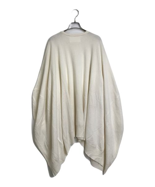 MYLAN（マイラン）MYLAN (マイラン) Cashmere Knit Oversize Poncho オーバサイズカシミヤニットポンチョ アイボリー サイズ:FREEの古着・服飾アイテム