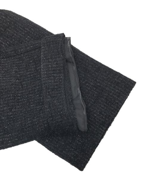 shirocon（シロコン）shirocon (シロコン) ワイドパンツ フィルムヤーン キラキラ ブラック サイズ:36の古着・服飾アイテム