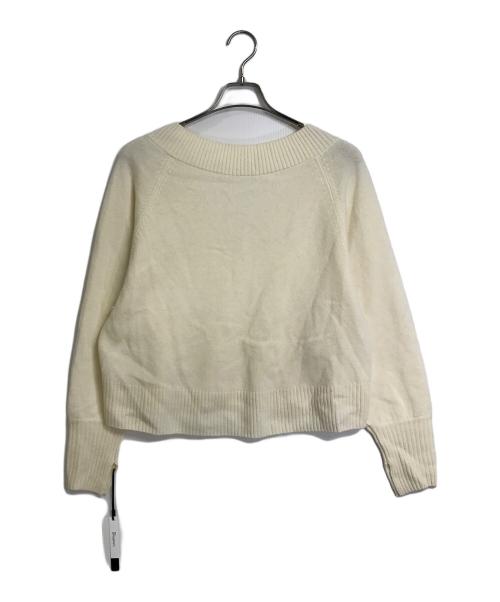 Diagram（ダイアグラム）Diagram (ダイアグラム) Vネックラムニット ホワイト サイズ:36の古着・服飾アイテム