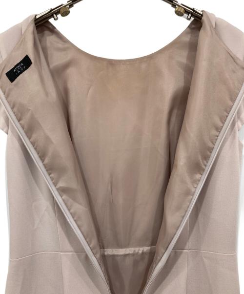 EPOCA THE SHOP（エポカ ザ ショップ）EPOCA THE SHOP (エポカ ザ ショップ) バックサテンジョーゼット ワンピース ピンクベージュ サイズ:40の古着・服飾アイテム