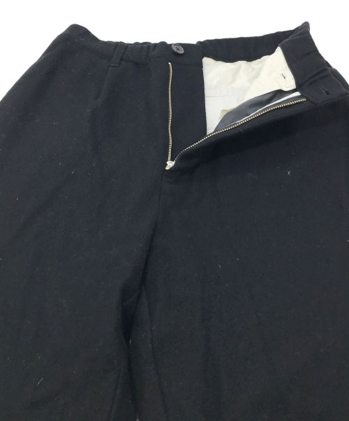 STILL BY HAND（スティルバイハンド）STILL BY HAND (スティルバイハンド) メルトンパンツ ブラック サイズ:44の古着・服飾アイテム