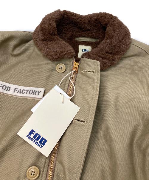 F.O.B FACTORY（エフオービー ファクトリー）F.O.B FACTORY (エフオービー ファクトリー) N-1 デッキジャケット ベージュ サイズ:M 未使用品の古着・服飾アイテム