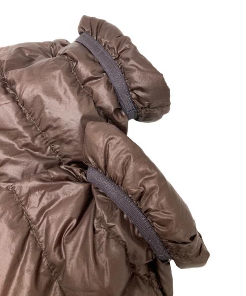 NANGA（ナンガ）NANGA (ナンガ) inner down cardigan ブラウン サイズ:Sの古着・服飾アイテム