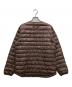 NANGA (ナンガ) inner down cardigan ブラウン サイズ:S：9000円