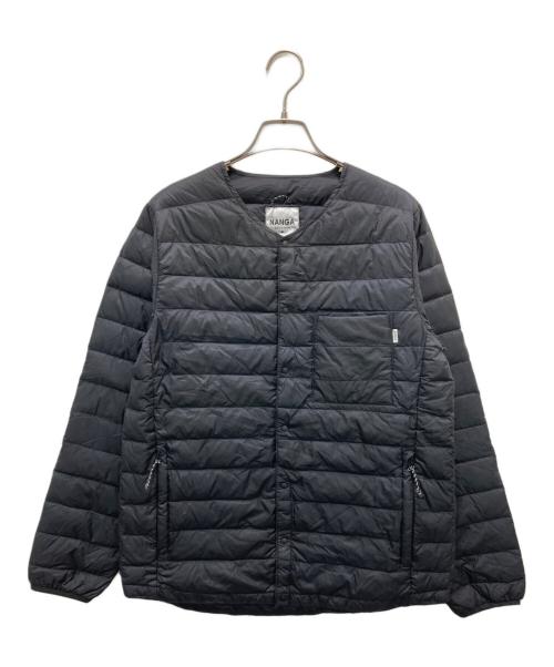 NANGA（ナンガ）NANGA (ナンガ) inner down cardigan ブラック サイズ:Sの古着・服飾アイテム