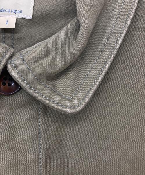 F.O.B FACTORY（エフオービー ファクトリー）F.O.B FACTORY (エフオービー ファクトリー) フレンチ モールスキン ジャケット カーキ サイズ:Sの古着・服飾アイテム