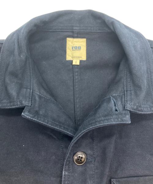 F.O.B FACTORY（エフオービー ファクトリー）F.O.B FACTORY (エフオービー ファクトリー) フレンチ モールスキン ジャケット ネイビー サイズ:Sの古着・服飾アイテム