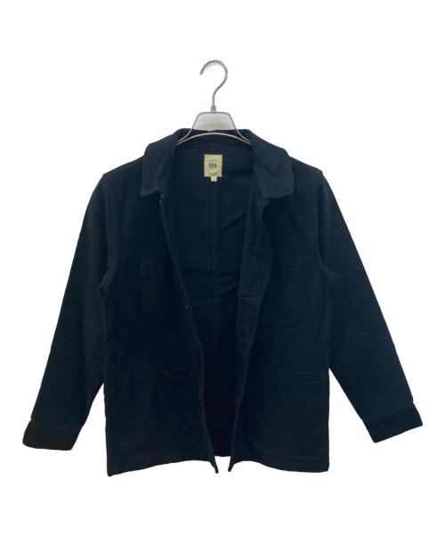 F.O.B FACTORY（エフオービー ファクトリー）F.O.B FACTORY (エフオービー ファクトリー) フレンチ モールスキン ジャケット ブラック サイズ:Sの古着・服飾アイテム