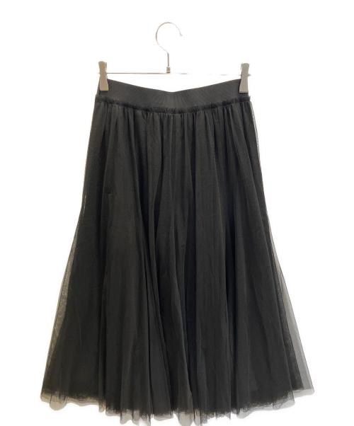 Spick and Span（スピック＆スパン）Spick and Span (スピック＆スパン) チュールスカート ブラック サイズ:36の古着・服飾アイテム