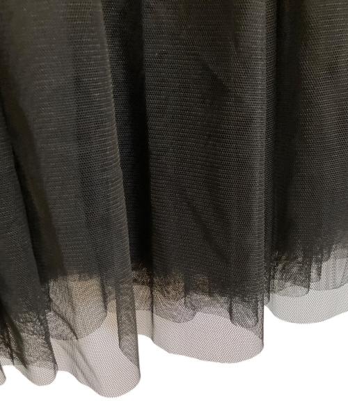 Spick and Span（スピック＆スパン）Spick and Span (スピック＆スパン) チュールスカート ブラック サイズ:36の古着・服飾アイテム