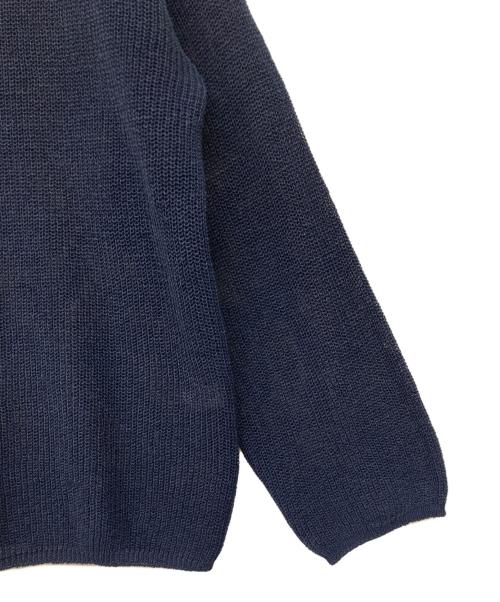 SLOBE IENA（スローブ イエナ）SLOBE IENA (スローブ イエナ) リネン混ボートネックニット ネイビー サイズ:‐の古着・服飾アイテム