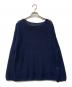 SLOBE IENA（スローブ イエナ）の古着「リネン混ボートネックニット」｜ネイビー