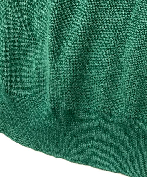 FRAMeWORK（フレームワーク）FRAMeWORK (フレームワーク) 23SS ライン畦ニットカーディガン グリーン サイズ:-の古着・服飾アイテム