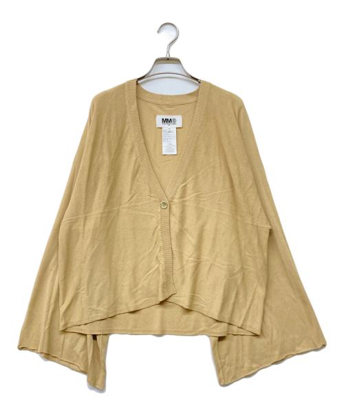 MM6 Maison Margiela（エムエムシックスメゾンマルジェラ）MM6 Maison Margiela (エムエムシックスメゾンマルジェラ) フレアスリーブカーディガン ベージュ サイズ:Sの古着・服飾アイテム