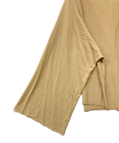 MM6 Maison Margiela（エムエムシックスメゾンマルジェラ）MM6 Maison Margiela (エムエムシックスメゾンマルジェラ) フレアスリーブカーディガン ベージュ サイズ:Sの古着・服飾アイテム