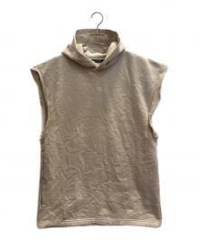 BALENCIAGA（バレンシアガ）の古着「Sleeveless Hoodie」｜ベージュ