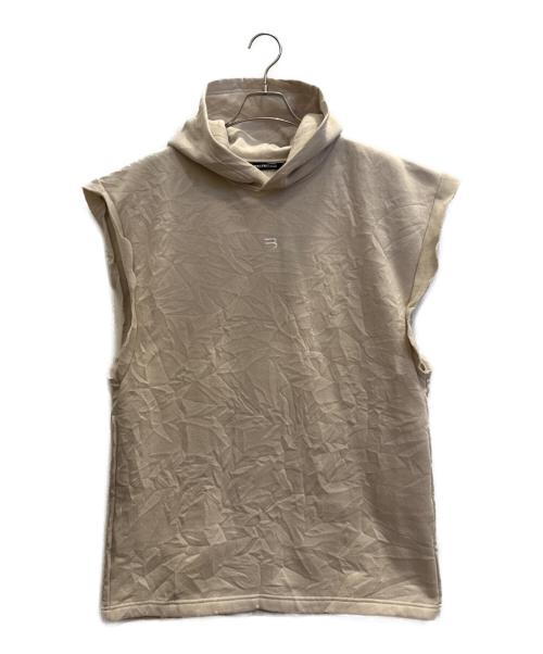 BALENCIAGA（バレンシアガ）BALENCIAGA (バレンシアガ) Sleeveless Hoodie ベージュ サイズ:XXSの古着・服飾アイテム