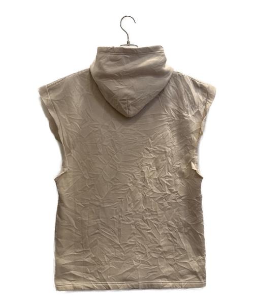 BALENCIAGA（バレンシアガ）BALENCIAGA (バレンシアガ) Sleeveless Hoodie ベージュ サイズ:XXSの古着・服飾アイテム