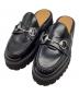 GUCCI（グッチ）の古着「ホースビットレザーミュール」｜ブラック