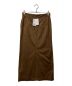 SLOBE IENA (スローブ イエナ) FAKE SUEDE タイトスカート ブラウン サイズ:38 未使用品：4500円