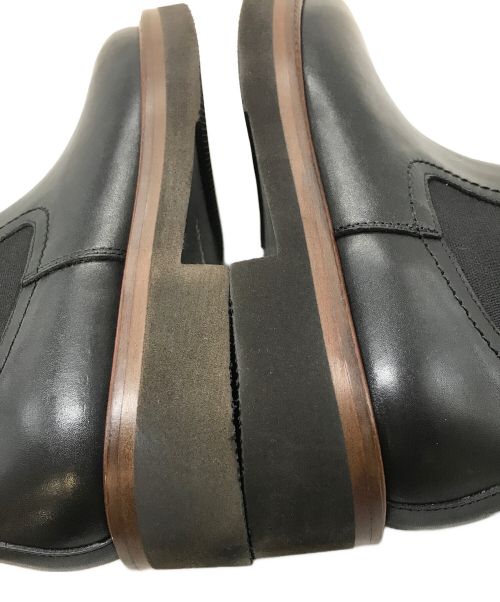 PASCUCCI（パスクッチ）PASCUCCI (パスクッチ) ラウンドトウサイドゴアショートブーツ ブラック サイズ:37の古着・服飾アイテム