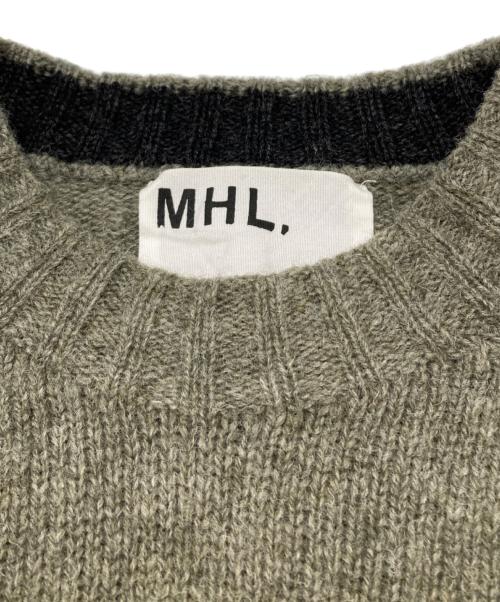 MHL（エムエイチエル）MHL (エムエイチエル) ニット カーキ サイズ:Ｍの古着・服飾アイテム