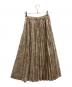 CLANE (クラネ) FLOWING FLOWER SKIRT ベージュ 未使用品：6000円