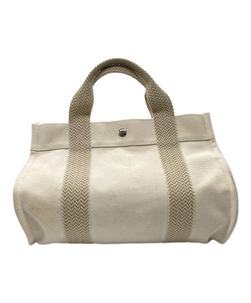 HERMES（エルメス）HERMES (エルメス) ハンドバッグ アイボリーの古着・服飾アイテム