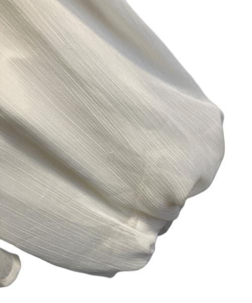 HER LIP TO（ハーリップトゥ）HER LIP TO (ハーリップトゥ) 2WAYボウタイシフォンブラウス ホワイト サイズ:SIZE Mの古着・服飾アイテム