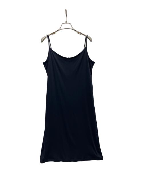 stola.（ストラ）stola. (ストラ) 線画花柄プリントワンピース ネイビー サイズ:SIZE38の古着・服飾アイテム