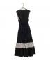 HER LIP TO (ハーリップトゥ) Scala Lace-Trimmed Dress ブラック サイズ:M：18000円