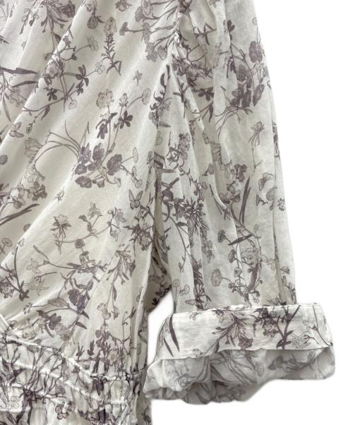 CELFORD（セルフォード）CELFORD (セルフォード) カシュクールコットンギャザーワンピース ホワイト サイズ:SIZE38の古着・服飾アイテム