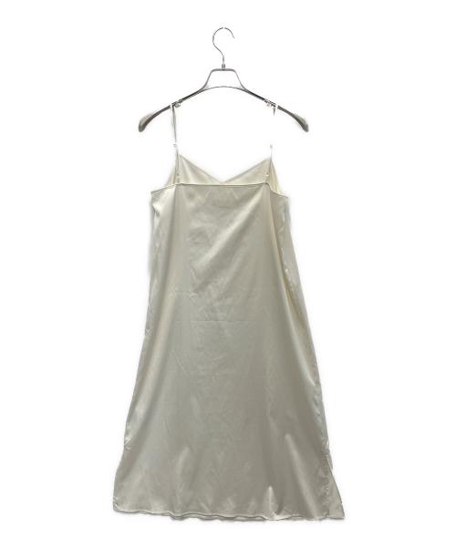 CELFORD（セルフォード）CELFORD (セルフォード) カシュクールコットンギャザーワンピース ホワイト サイズ:SIZE38の古着・服飾アイテム