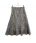 中古・古着 stola. (ストラ) コード刺繍スカート グレー サイズ:40：7000円
