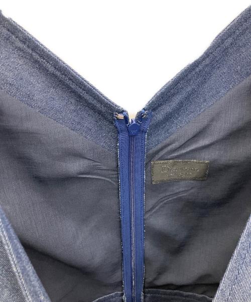 Diagram（ダイアグラム）Diagram (ダイアグラム) デニムカシュクールワンピース インディゴ サイズ:36の古着・服飾アイテム