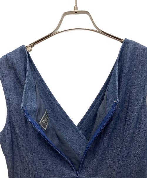 Diagram（ダイアグラム）Diagram (ダイアグラム) デニムカシュクールワンピース インディゴ サイズ:36の古着・服飾アイテム