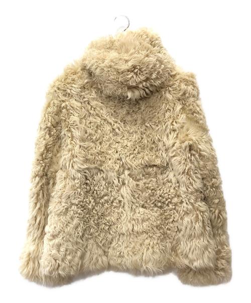 unknown（アンノウン）Unknown (アンノウン) ムートン ショートリバーシブルフードコート ベージュ サイズ:下記参照の古着・服飾アイテム