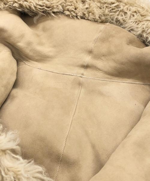 unknown（アンノウン）Unknown (アンノウン) ムートン ショートリバーシブルフードコート ベージュ サイズ:下記参照の古着・服飾アイテム