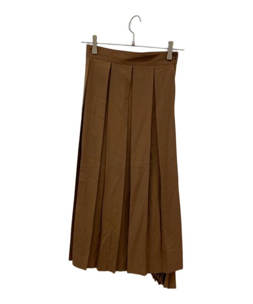 DES PRES（デ プレ）DES PRES (デ プレ) ラップスカート ブラウン サイズ:34 未使用品の古着・服飾アイテム