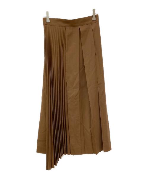 DES PRES（デ プレ）DES PRES (デ プレ) ラップスカート ブラウン サイズ:34 未使用品の古着・服飾アイテム