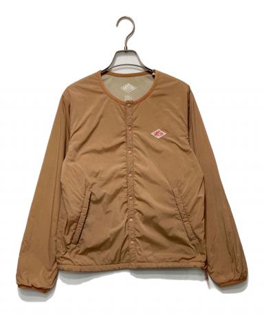 ダントン　ナイロンジャケット　スナップボタン　胸元ロゴ　オレンジ　38 Mサイズ ダントン ナイロンジャケット スナップボタン 胸元ロゴ オレンジ 38 M