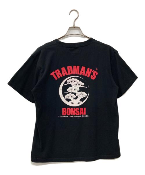 TRADMAN'S BONSAI（トラッドマンズ ボンサイ）TRADMAN'S BONSAI (トラッドマンズ ボンサイ) プリントTシャツ ブラック サイズ:Lの古着・服飾アイテム