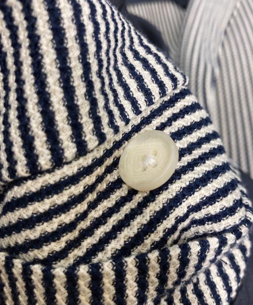 BOSS HUGO BOSS（ボス ヒューゴボス）BOSS HUGO BOSS (ボス ヒューゴボス) 2B Stretch tailoringストライプテーラードジャケット ブラック サイズ:50の古着・服飾アイテム