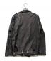 sisii (シシ) カウレザーダブルライダースジャケット ブラック サイズ:XS：11000円
