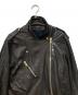 中古・古着 sisii (シシ) カウレザーダブルライダースジャケット ブラック サイズ:XS：11000円